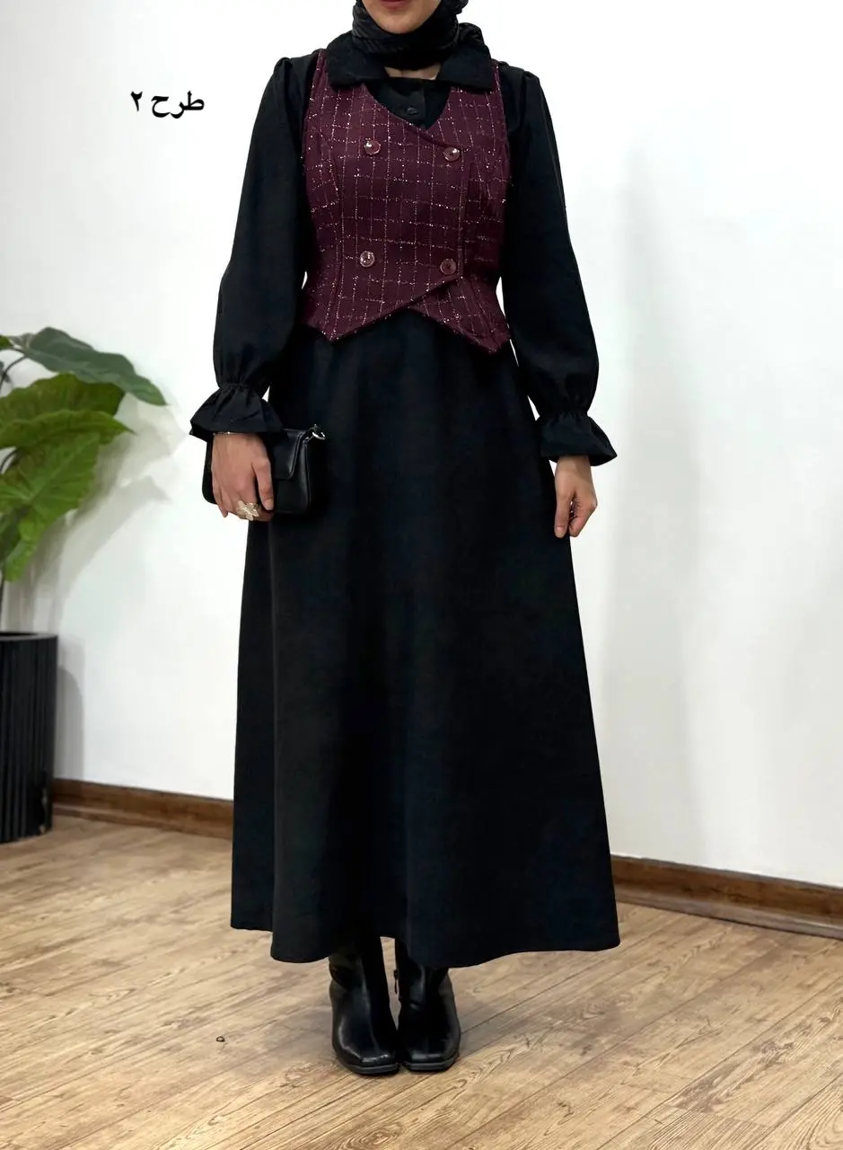 ست دو تیکه پیراهن و رویه لنا ویژه یلدا